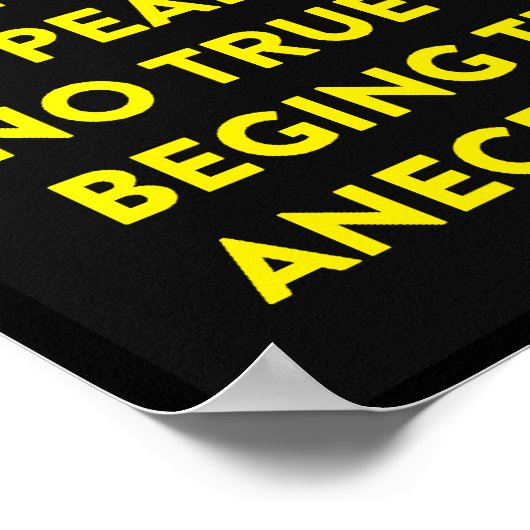 Logische Tatsachen Poster (Ecke)