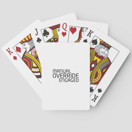 Logisches Wahrscheinlichkeitsdeck Spielkarten (Rückseite)