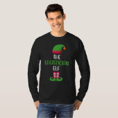 Logistician Elf Family Matching Group Christmas Pa T-Shirt (Vorne ganz)