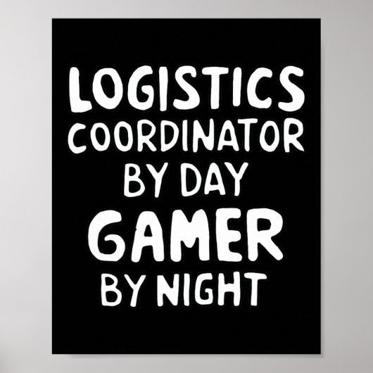 Logistics Coordinator  Poster (Vorne)
