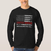 Logistics Manager USA Flag Profession Retro Job Ti T-Shirt (Vorderseite)