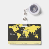 Logistik Ausweis (Vorderseite mit einziehbar)