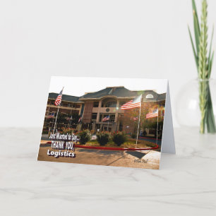 Logistik Danke Karte