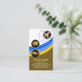 Logistik Global Layers Supply Chain Management Visitenkarte (Stehend Vorderseite)