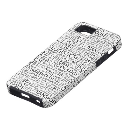 LOGISTIK kopieren mit Wörtern Case-Mate iPhone Hülle (unten)