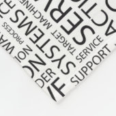 LOGISTIK kopieren mit Wörtern Fleecedecke (Ecke)