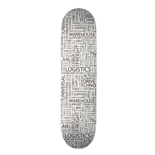 LOGISTIK kopieren mit Wörtern Skateboard