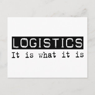 Logistik Postkarte