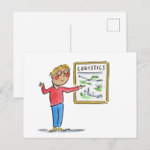 Logistik Postkarte (Vorne/Hinten)