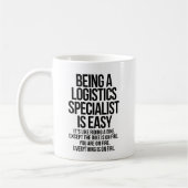 Logistik-Spezialist Kaffeetasse (Links)