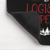 Logistik-Supervisor Xmas Job Funny Weihnachten Mousepad (Ecke)