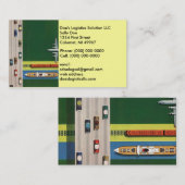 Logistik-Transport-Bewegungs-Waren-Visitenkarte Visitenkarte (Vorne/Hinten)