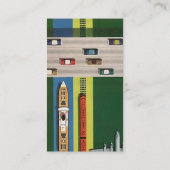 Logistik-Transport-Bewegungs-Waren-Visitenkarte Visitenkarte (Rückseite)