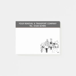 Logistik-, Transport- und Umzugsunternehmen Post-it Klebezettel