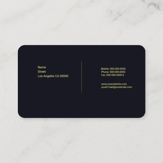 Logistik Visitenkarte (Rückseite)