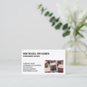 Logistik | Zustelldienste | Verbrauchsgüter Visitenkarte (Stehend Vorderseite)