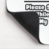 Logistiker ... Arbeit meine Magie Mousepad (Ecke)