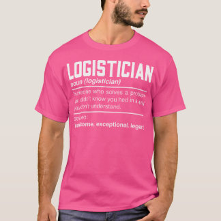 Logistiker Definition Design - Logistik - Quartals T-Shirt