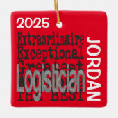 Logistiker Extraordinär CUSTOM Keramikornament (Vorderseite)