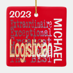 Logistiker Extraordinär CUSTOM Keramikornament
