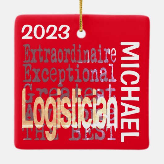 Logistiker Extraordinär CUSTOM Keramikornament (Rückseite)