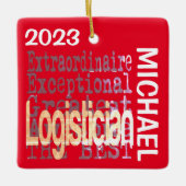 Logistiker Extraordinär CUSTOM Keramikornament (Vorderseite)
