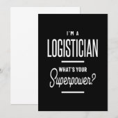 Logistiker Job Title Gift Dankeskarte (Vorne/Hinten)