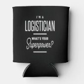 Logistiker Job Title Gift Dosenkühler (Vorderseite)