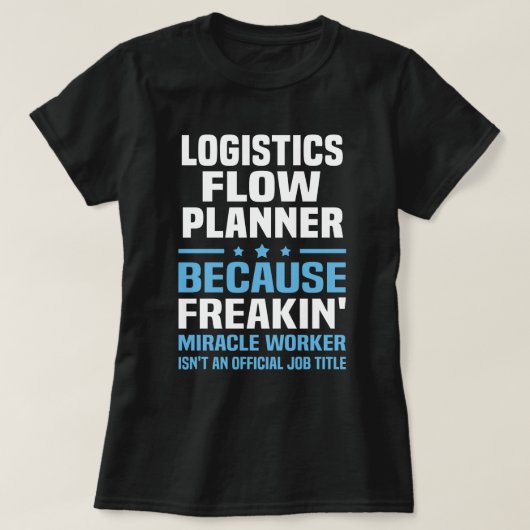 Logistikflussplaner T-Shirt (Design vorne)