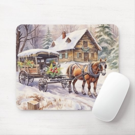 Logistikhaus im Wintergarten Mousepad (Mit Mouse)