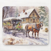 Logistikhaus im Wintergarten Mousepad (Vorne)