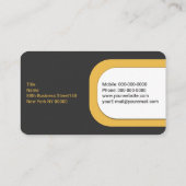 Logistikkarte Visitenkarte (Rückseite)