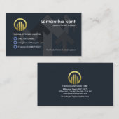 Logistikmanager für Blaue Transportwege Visitenkarte (Vorne/Hinten)