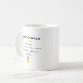 Logistikmanager Kaffeetasse (Vorderseite Links)