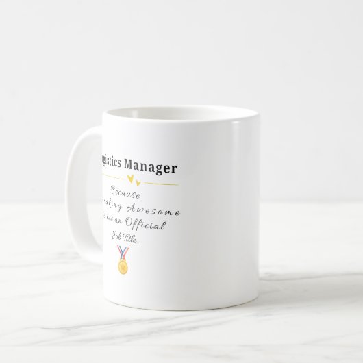 Logistikmanager Kaffeetasse (Vorderseite Links)