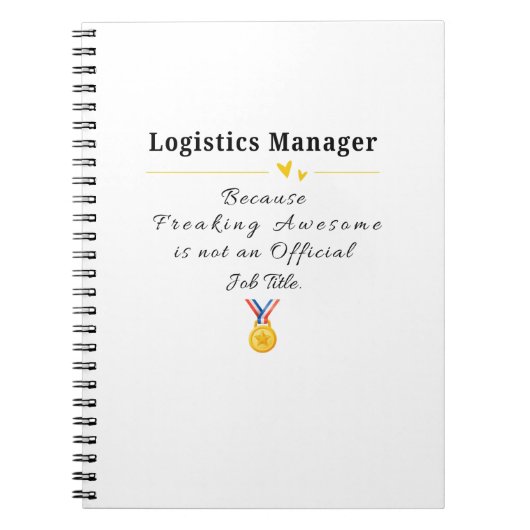 Logistikmanager Notizblock (Vorderseite)