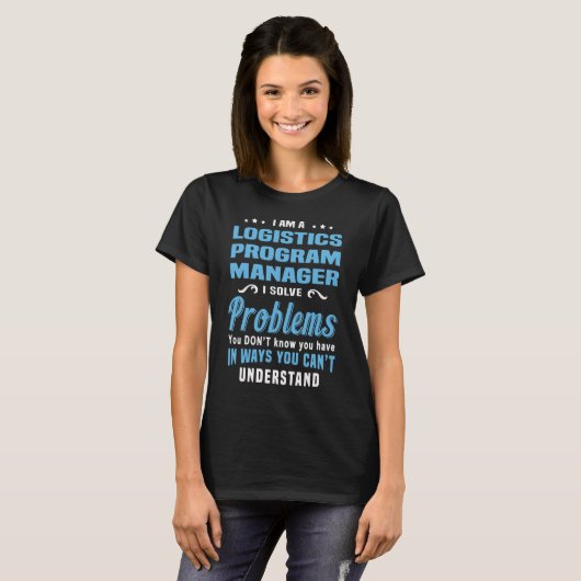 Logistikprogrammmanager T-Shirt (Vorne ganz)