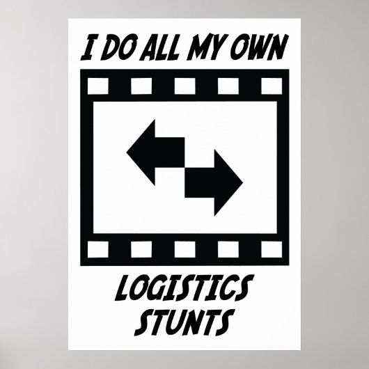 Logistikstunts Poster (Vorne)