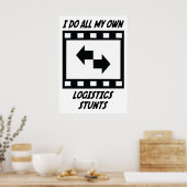 Logistikstunts Poster (Küche)