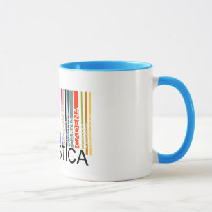 Logistische Tasse mit Strichcode von Colores.
