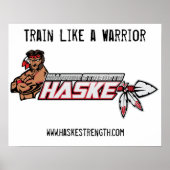 Logo2, www.haskestrength.com, Ausbildung wie ein K Poster (Vorne)