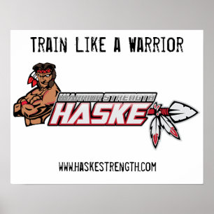 Logo2, www.haskestrength.com, Ausbildung wie ein K Poster