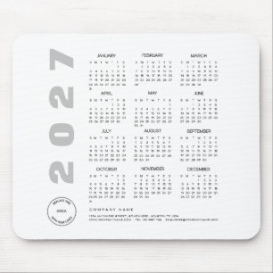 Logo 2022 Kalender Werbegeschenk für Firmenkunden Mousepad