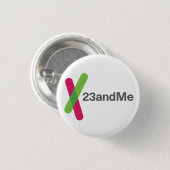 Logo 23andMe Mini-Knopf Button (Vorne & Hinten)