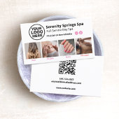 Logo 4 Foto Social Media QR-Code hinzufügen Visitenkarte