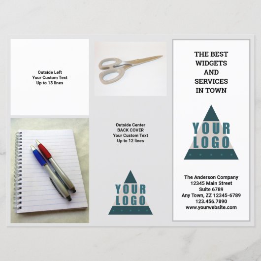 Logo 5 Foto Promo Tri Faltbroschüre (Vorderseite)