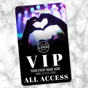 Logo All Access Event VIP Abzeichen Ausweis