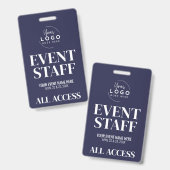 Logo All Access VIP Event Staff Ausweis (Front & Back)