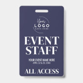 Logo All Access VIP Event Staff Ausweis (Back)