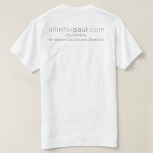 Logo allinforpaul.com Texas T-Shirt